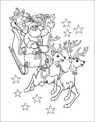 Santa and his sleigh 02