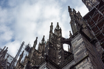 Detail from exterior of Cologne Cathedral