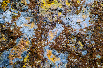 Close up of the meteorite surface