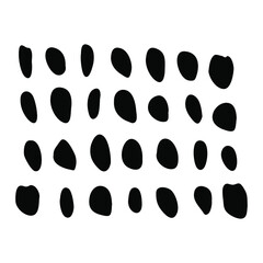 Freeform doodle element.Minimalist abstract boho watercolor shape.