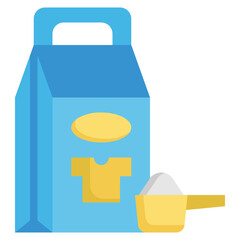 DETERGENT flat icon,linear,outline,graphic,illustration