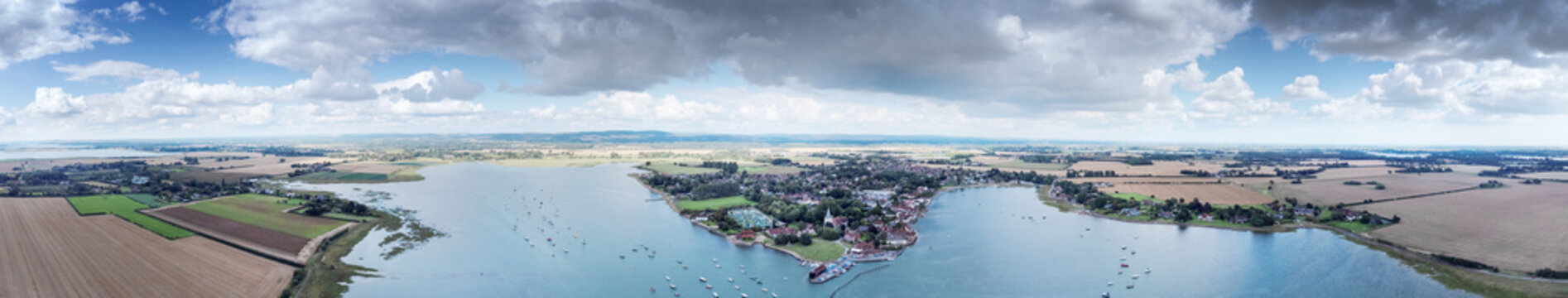 landscape image of the small village of bosham