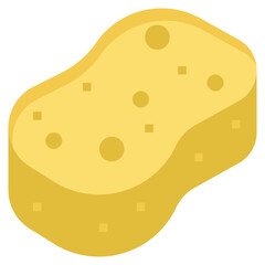SPONGE flat icon,linear,outline,graphic,illustration