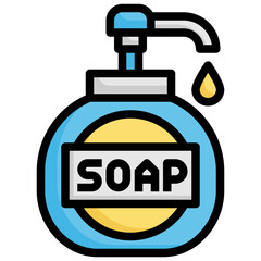 LIQUID SOAP Filled Outline