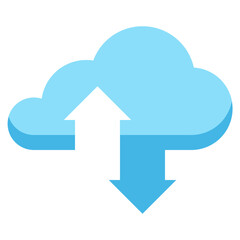 CLOUD flat icon,linear,outline,graphic,illustration