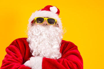 portrait of santa claus with crossed arms