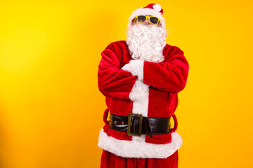 portrait of santa claus with crossed arms