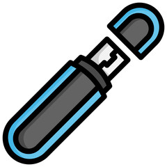 FLASH DRIVE Filled Outline