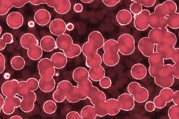 beautiful artistic huge amount of organic primitive organisms digital graphics background texture illustration