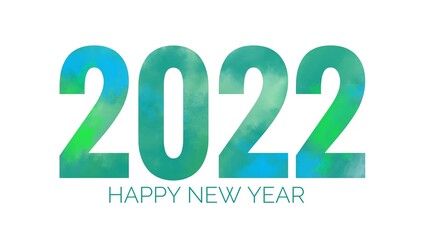 Happy new year 2022. 2022 new year text