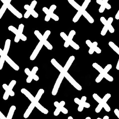 Seamless abstract pattern with line art stripes for fabrics and textiles 