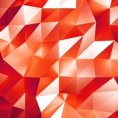 Fototapeta premium Orange polygon background 3d rendering, 3d illustration. Abstract triangle background. Orange background. Abstract orange polygon wallpaper.