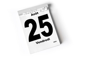 25   Août 2023