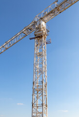 Fototapeta na wymiar Construction crane. Construction details. Close-up.