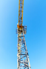 Fototapeta na wymiar Construction crane. Construction details. Close-up.