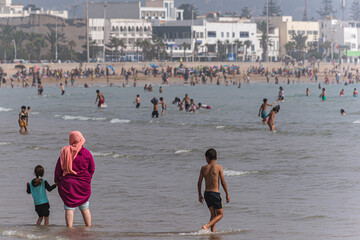 Am Strand von Essaouira in Marokko