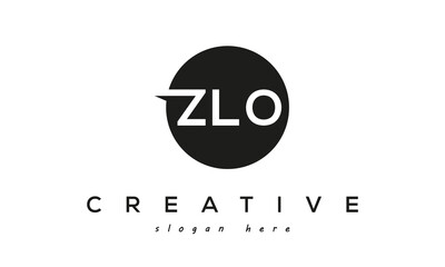 ZLO creative circle letters logo design victor	