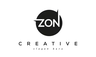 Poster ZON creative circle letters logo design victor  © forhad