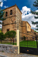 Iglesia en Esteras de Medinacelli. Soria. España. Europa.