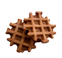 Two French waffles