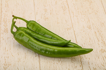Ripe tasty spicy green pepper