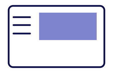 Graphic data view. Information dashboard element. Interface frame