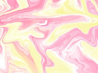 Fototapeta na wymiar Abstract hand drawing background pink and yellow color. Acrilic colorful texture
