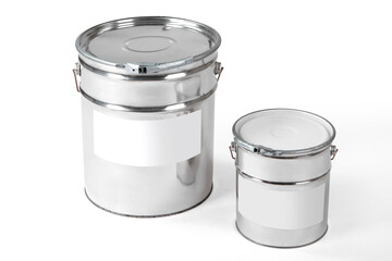 bucket on a white background