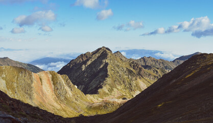 panorama of the mountains