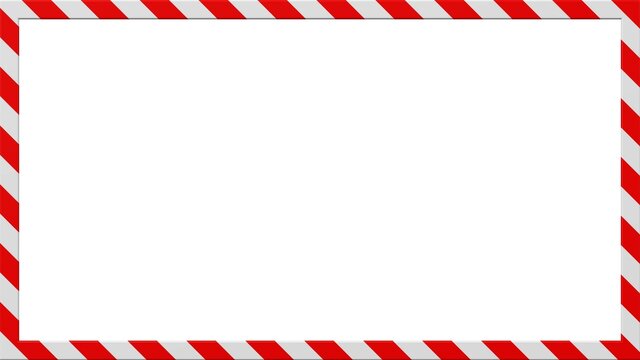 rot-wei&szlig; gestreifter Rahmen