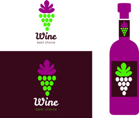 Grape Wine Packaging Stock Illustration - Download Image Now