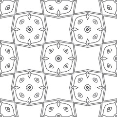 Repeating geometric tiles from striped elements.Modern geometric background with abstract shapes.Monochromatic Patterns.abstract texture.black and white striped ornament for design.