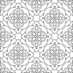 Repeating geometric tiles from striped elements.Modern geometric background with abstract shapes.Monochromatic Patterns.abstract texture.black and white striped ornament for design.