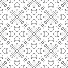 Repeating geometric tiles from striped elements.Modern geometric background with abstract shapes.Monochromatic Patterns.abstract texture.black and white striped ornament for design.