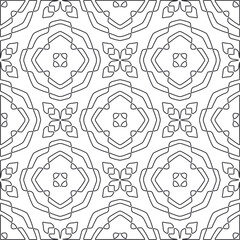 Repeating geometric tiles from striped elements.Modern geometric background with abstract shapes.Monochromatic Patterns.abstract texture.black and white striped ornament for design.