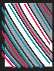 Abstract background with striped lines pattern