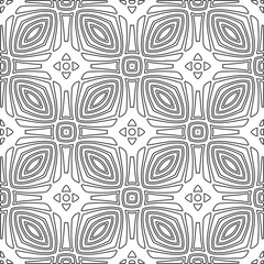 Repeating geometric tiles from striped elements.Modern geometric background with abstract shapes.Monochromatic Patterns.abstract texture.black and white striped ornament for design.