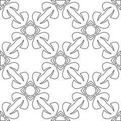 Repeating geometric tiles from striped elements.Modern geometric background with abstract shapes.Monochromatic Patterns.abstract texture.black and white striped ornament for design.