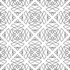 
Repeating geometric tiles from striped elements.Modern geometric background with abstract shapes.Monochromatic Patterns.abstract texture.black and white striped ornament for design.