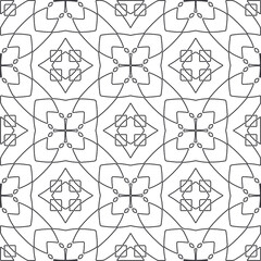 
Repeating geometric tiles from striped elements.Modern geometric background with abstract shapes.Monochromatic Patterns.abstract texture.black and white striped ornament for design.