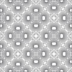 
Repeating geometric tiles from striped elements.Modern geometric background with abstract shapes.Monochromatic Patterns.abstract texture.black and white striped ornament for design.