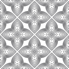 
Repeating geometric tiles from striped elements.Modern geometric background with abstract shapes.Monochromatic Patterns.abstract texture.black and white striped ornament for design.
