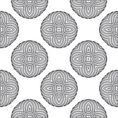 Repeating geometric tiles from striped elements.Modern geometric background with abstract shapes.Monochromatic Patterns.abstract texture.black and white striped ornament for design.
