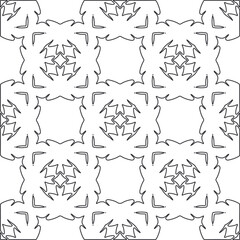 Repeating geometric tiles from striped elements.Modern geometric background with abstract shapes.Monochromatic Patterns.abstract texture.black and white striped ornament for design.