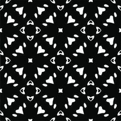 
Vector geometric seamless pattern.Modern geometric background with abstract shapes.Monochromatic Repeating Patterns.Endless abstract texture.black  ornament for design.