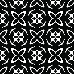 
Vector geometric seamless pattern.Modern geometric background with abstract shapes.Monochromatic Repeating Patterns.Endless abstract texture.black  ornament for design.