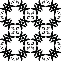 
Vector geometric seamless pattern.Modern geometric background with abstract shapes.Monochromatic Repeating Patterns.Endless abstract texture.black  ornament for design.
