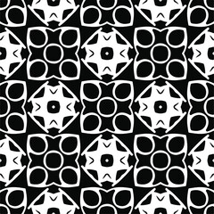 
Vector geometric seamless pattern.Modern geometric background with abstract shapes.Monochromatic Repeating Patterns.Endless abstract texture.black  ornament for design.