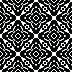 Fototapeta na wymiar Vector geometric seamless pattern.Modern geometric background with abstract shapes.Monochromatic Repeating Patterns.Endless abstract texture.black ornament for design.