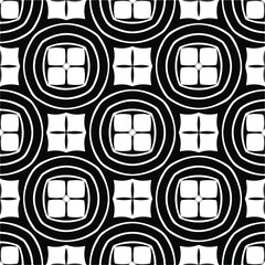 
Vector geometric seamless pattern.Modern geometric background with abstract shapes.Monochromatic Repeating Patterns.Endless abstract texture.black  ornament for design.